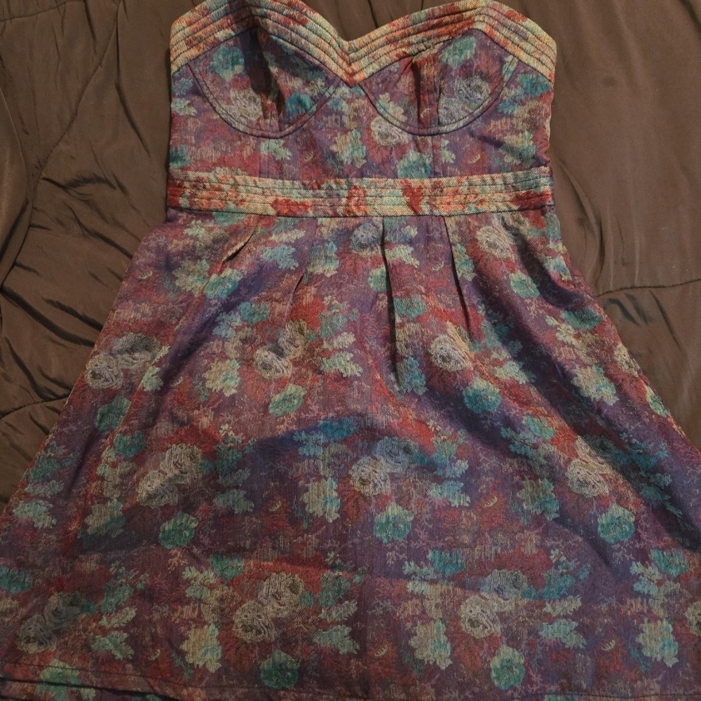 FP Movement by Free People Multicolor Strapless Dress